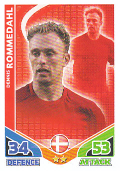Dennis Rommedahl Denmark 2010 World Cup Match Attax #51